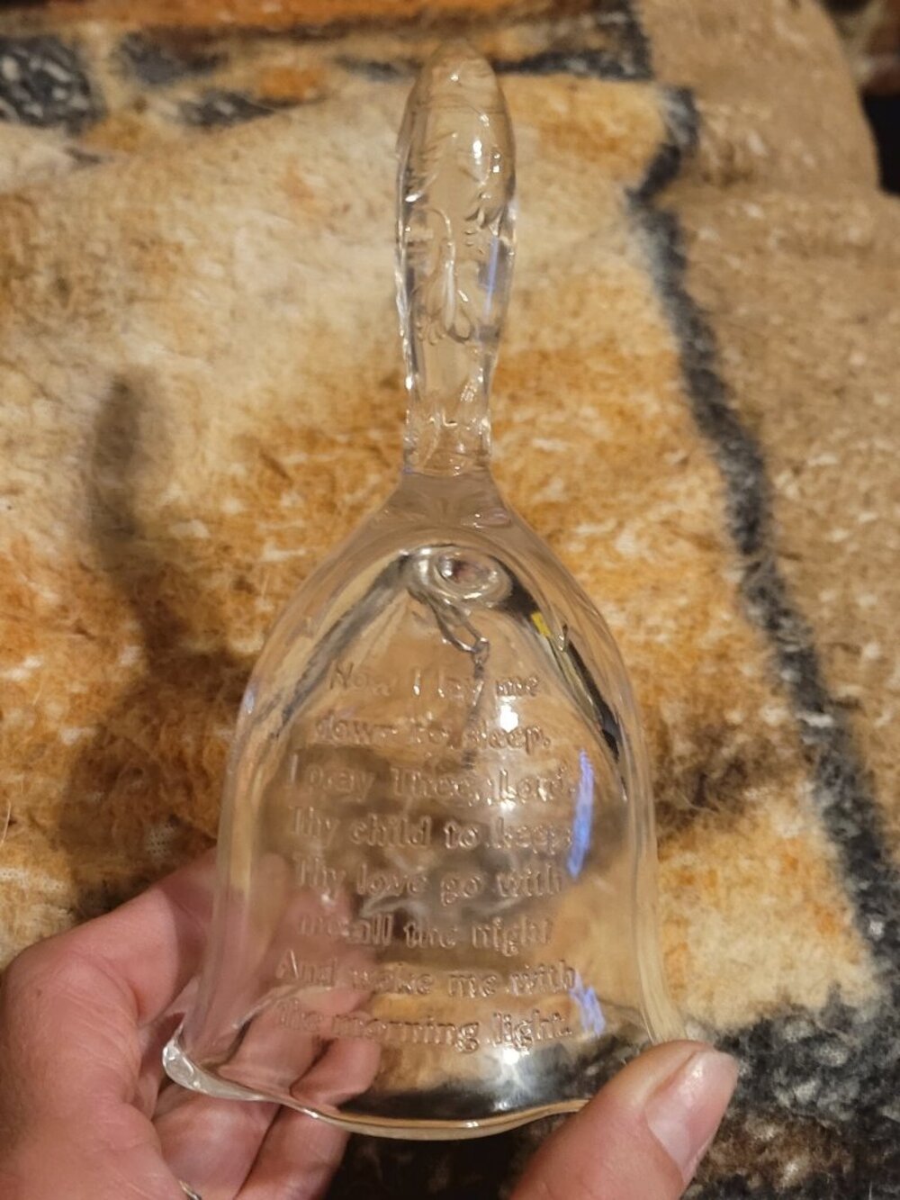 Crystal vintage Fenton bell